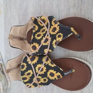 sunflower sandals